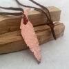 "Turning A New Leaf" Necklace - Carnelian - Image 2