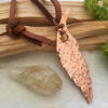 "Turning A New Leaf" Necklace - Citrine - Image 2