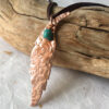 "Turning A New Leaf" Necklace - Turquoise - Image 3